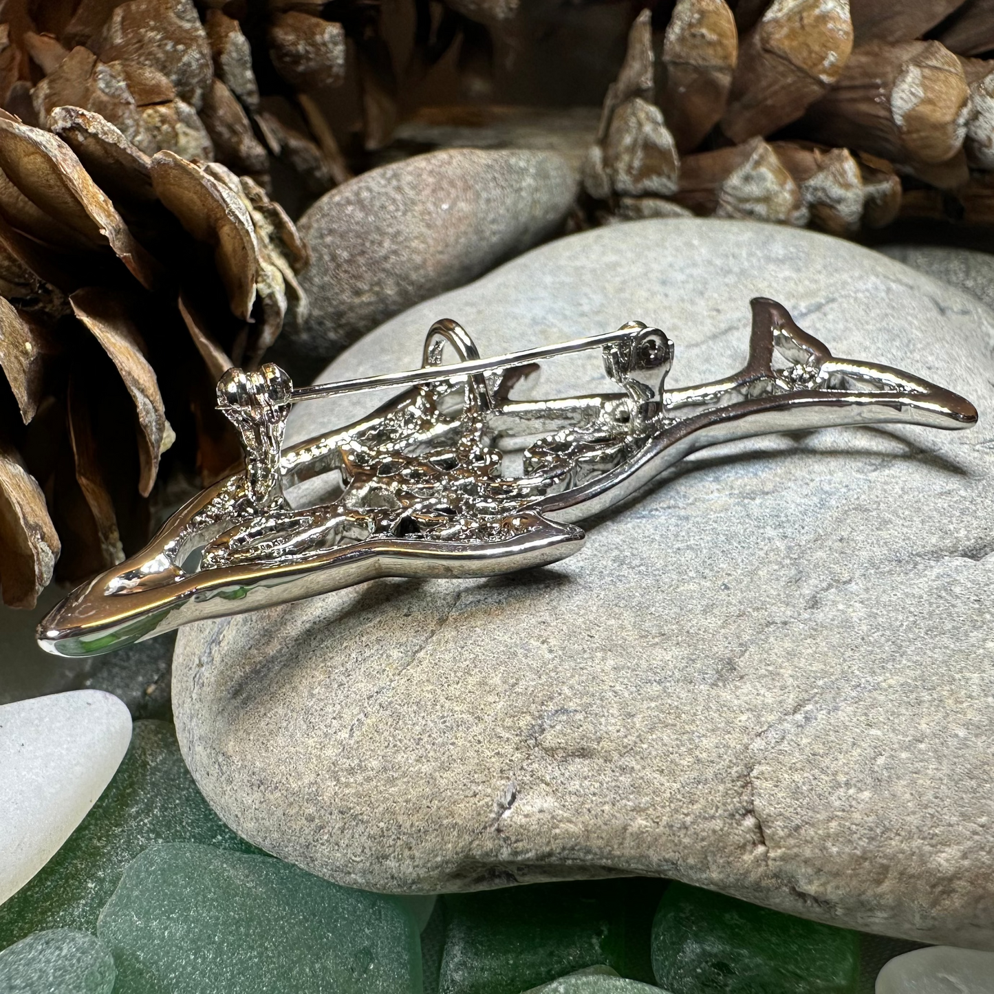Nehalennia Dolphin Brooch