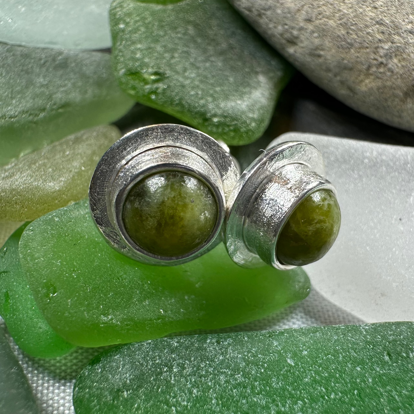 Connemara Marble Irish Coast Post Earrings