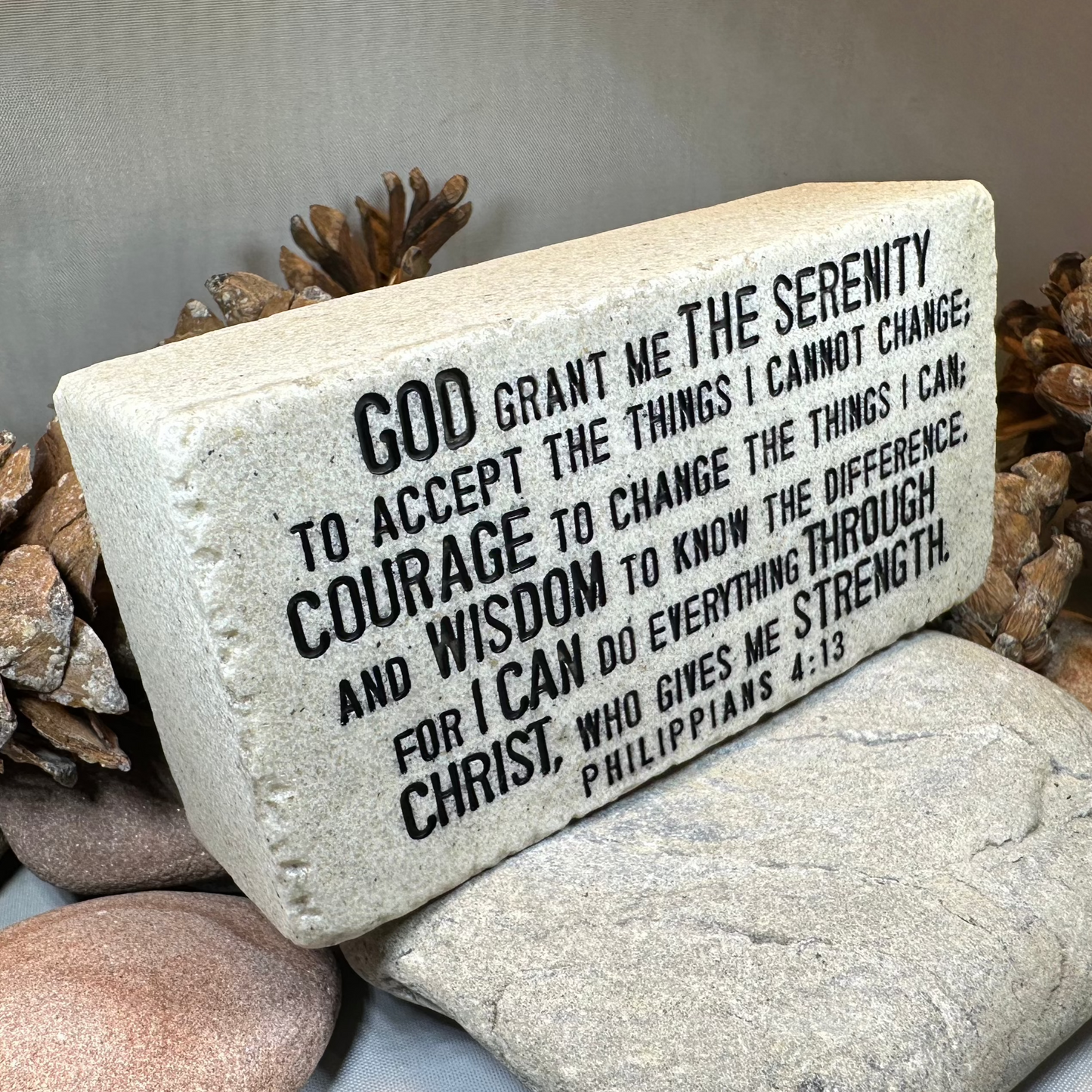 Serenity Prayer Standing Stone