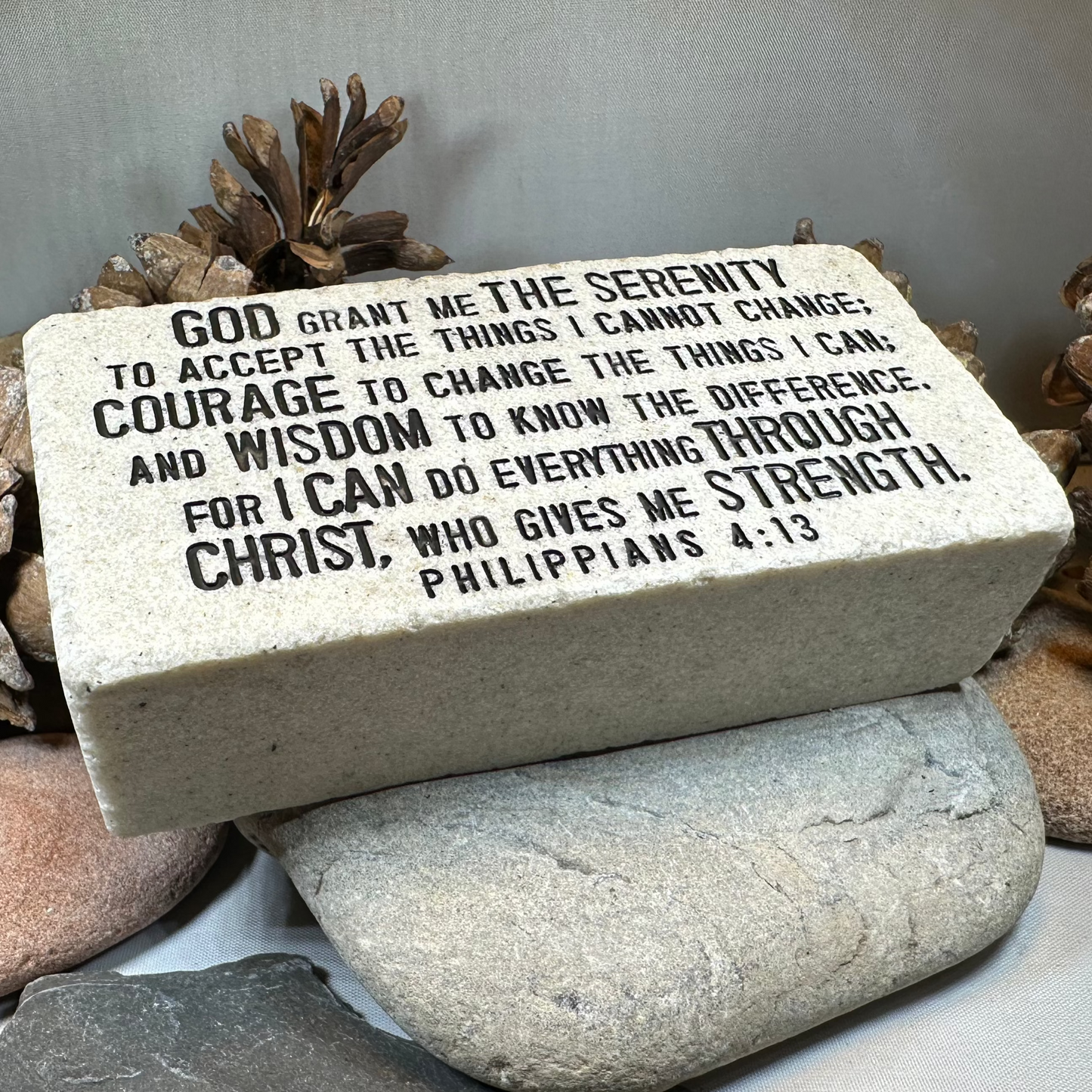 Serenity Prayer Standing Stone