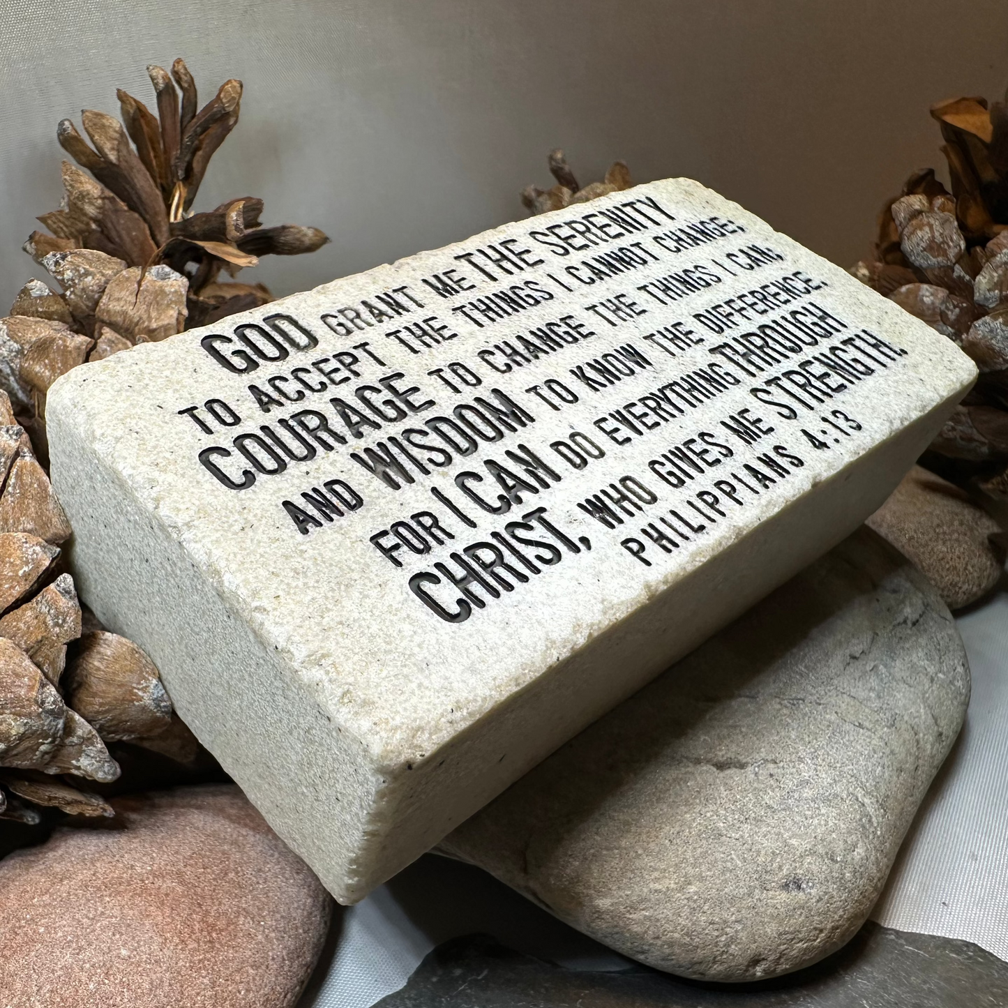 Serenity Prayer Standing Stone