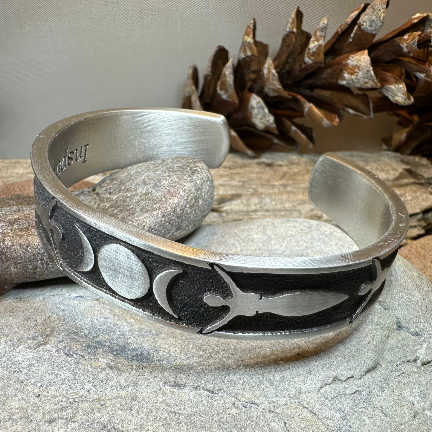 Celtic Triple Moon Goddess Bracelet