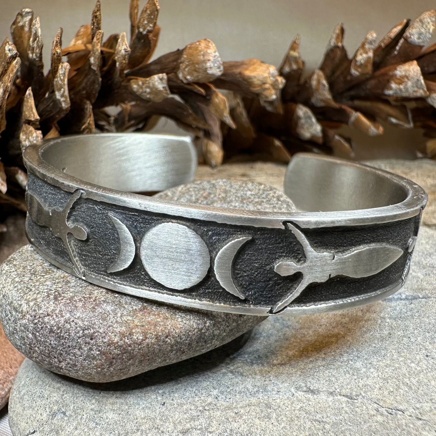 Celtic Triple Moon Goddess Bracelet