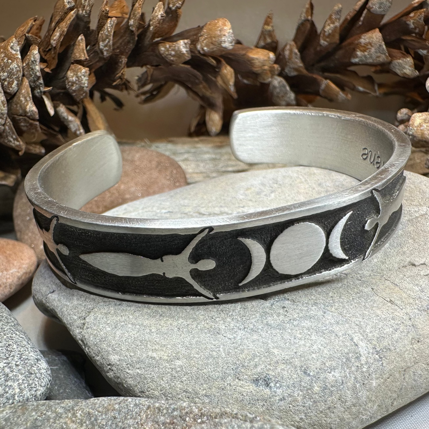 Celtic Triple Moon Goddess Bracelet