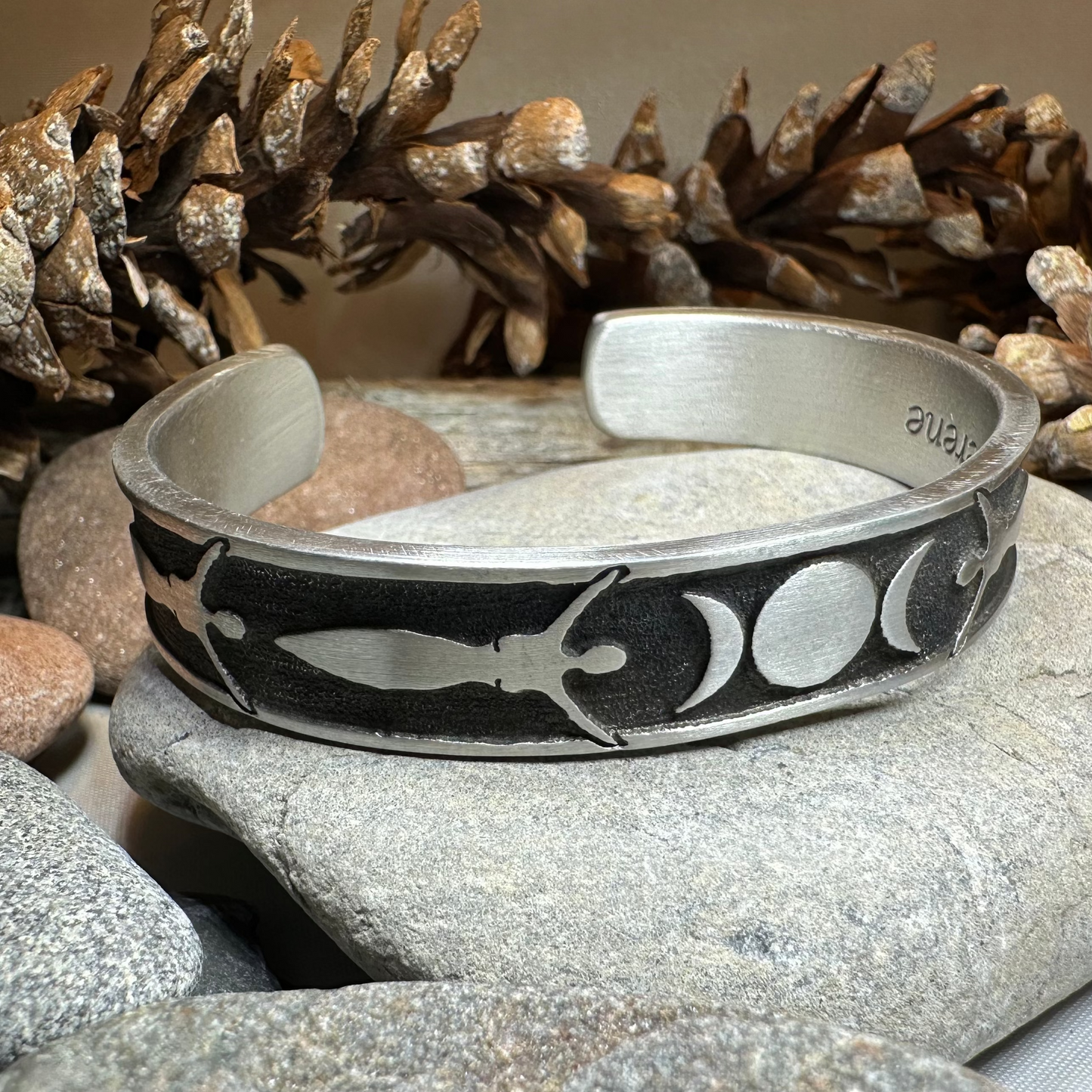 Celtic Triple Moon Goddess Bracelet