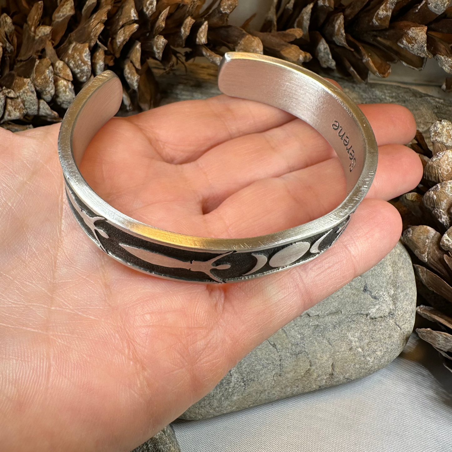 Celtic Triple Moon Goddess Bracelet