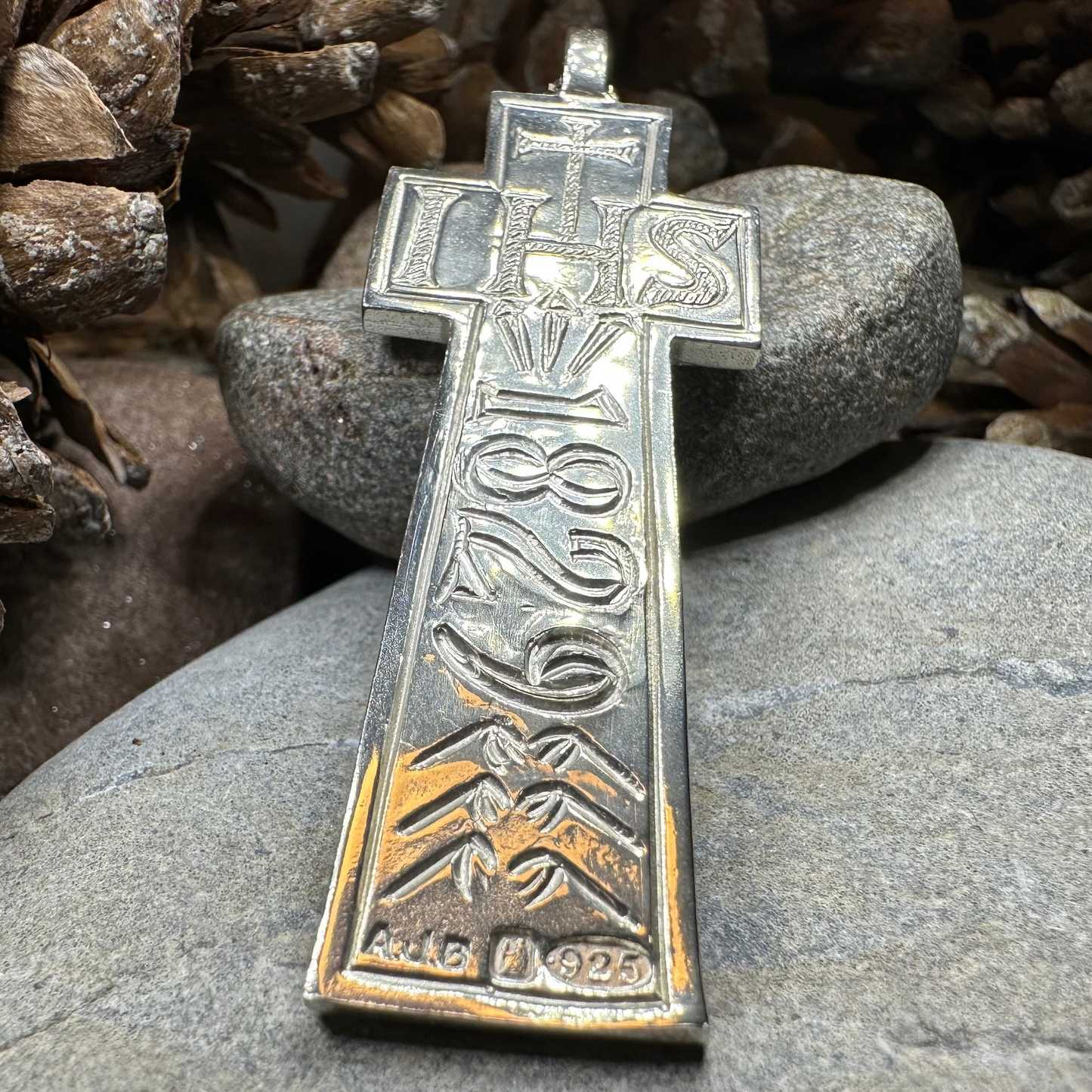 Artisan Irish Penal Crucifix Cross Necklace
