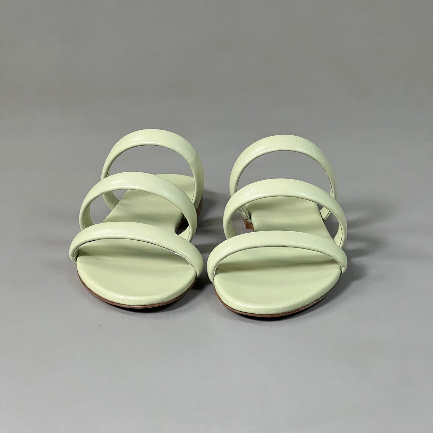 AEYDE Chrissy Pistachio Nappa Leather Sandals Women's Sz 7, EU 37, UK 4 Green (New)