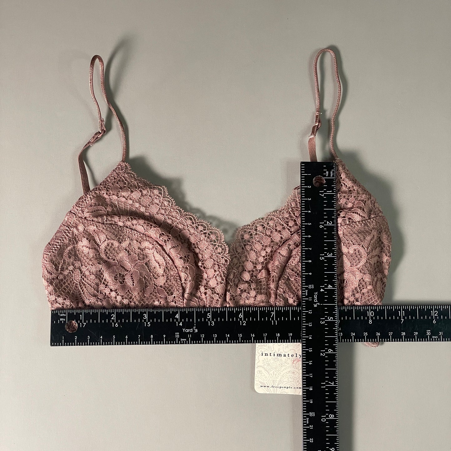 FREE PEOPLE Maya Multiway Lace Bralette Women's Sz XS Summer Sparrow OB1225473 (New)
