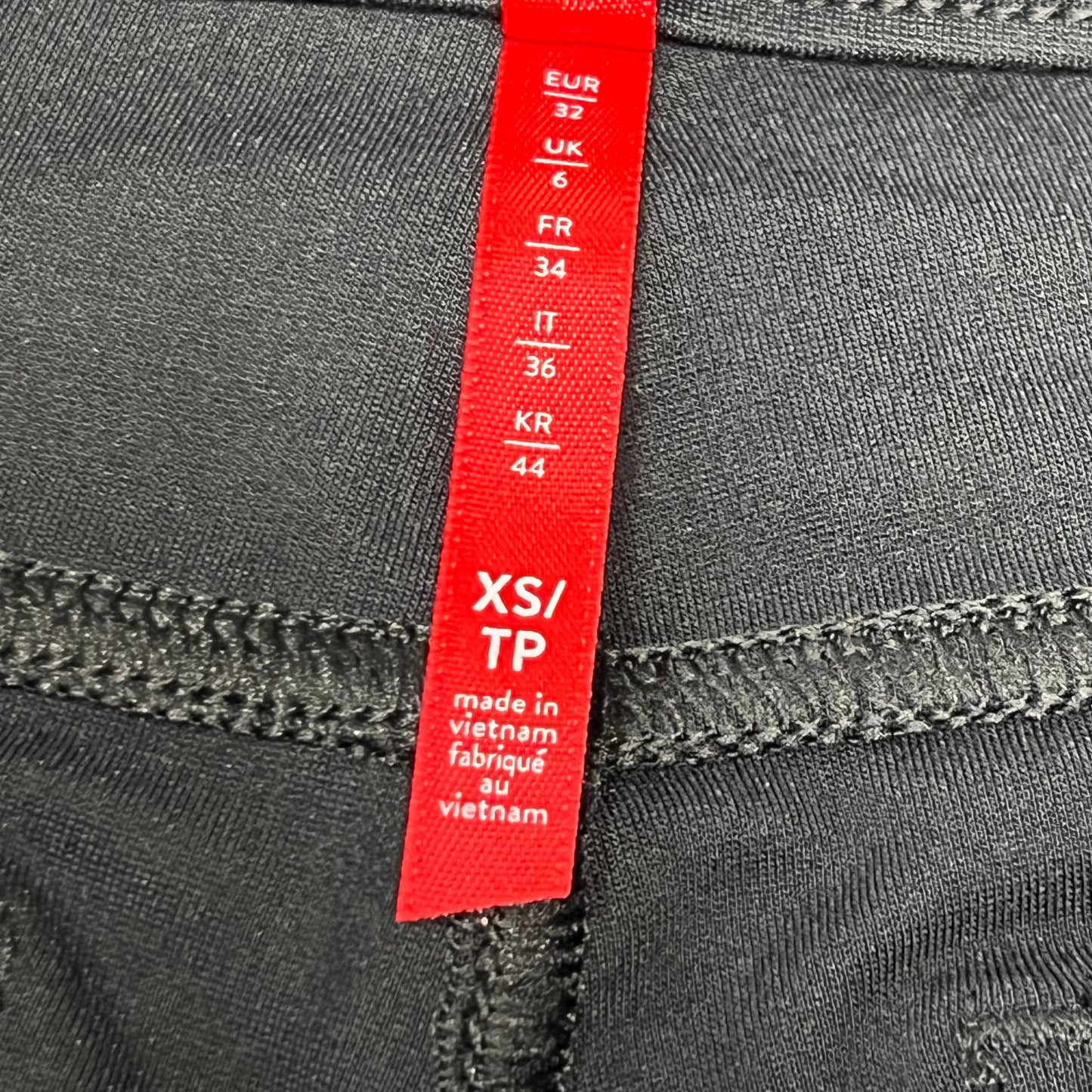 SPANX 4-Pocket Skinny in Ponte Women's Sz XS / TP Black 20202R (New)