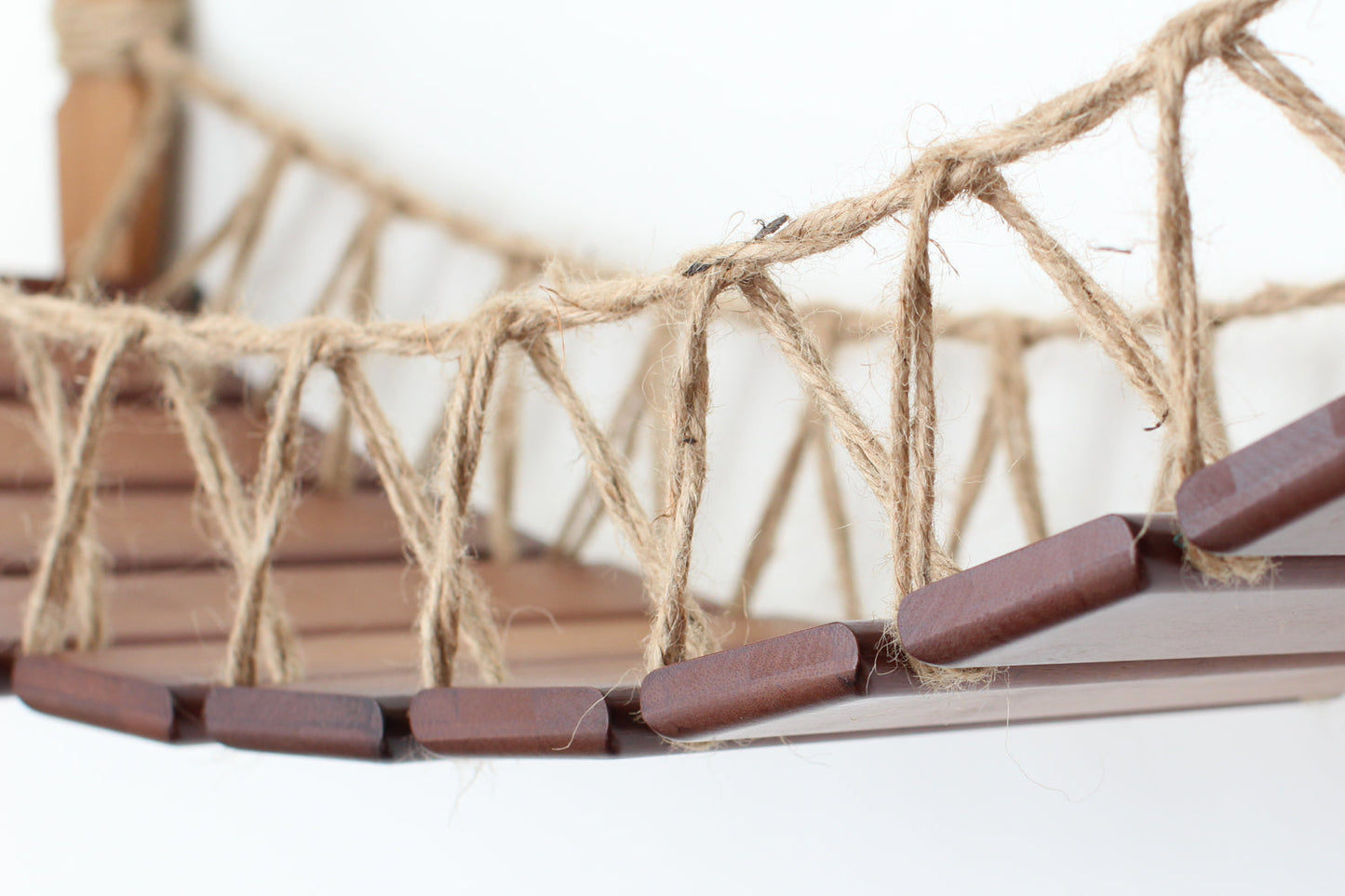 Double Cat Hammock and Climbing Bridge Combo
