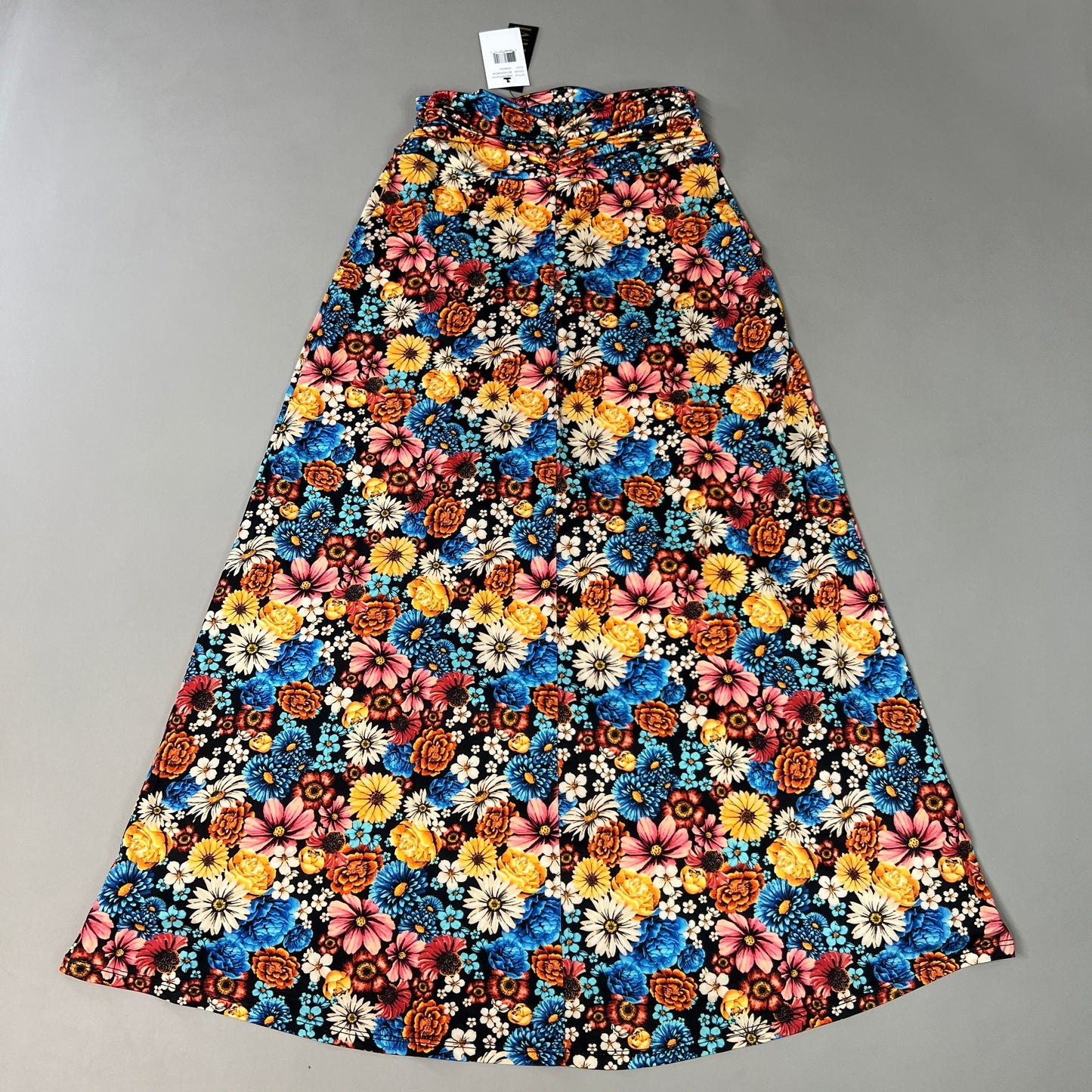 AFRM Gala High Waist Slit Midi Skirt Women's XS Multi Wildflower AEB029575AU18 (New)