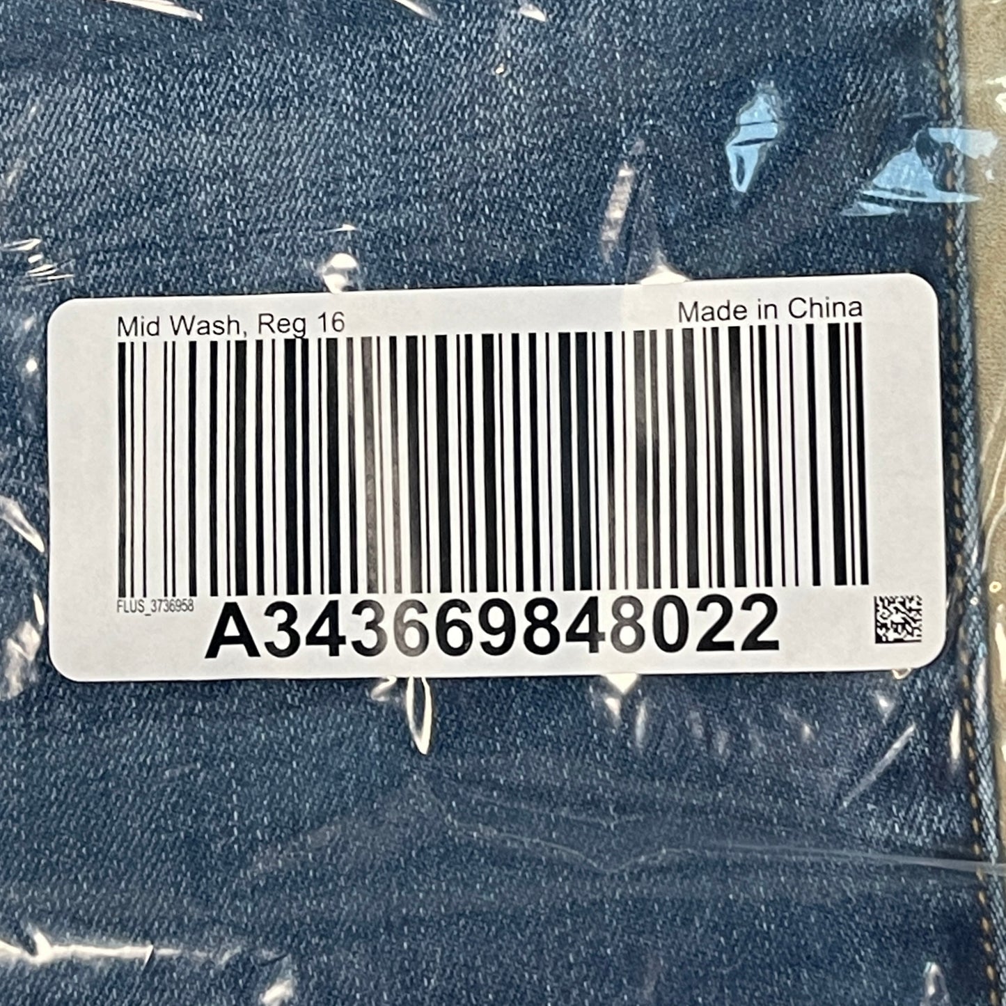 CLINTON KELLY Frayed Hem Jeans Women's Sz 16 Regular Mid Wash W/ Tan Striped Side(New)