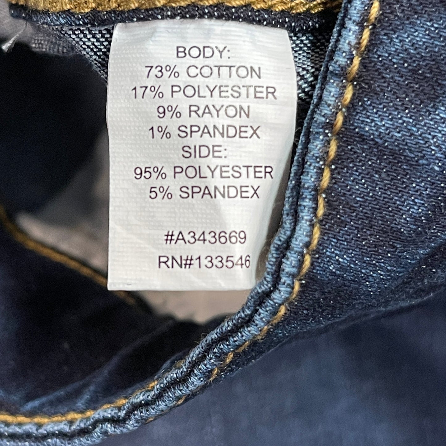 CLINTON KELLY Frayed Hem Jeans Women's Sz 16 Regular Dark Wash W/ Maroon Striped Side (New)