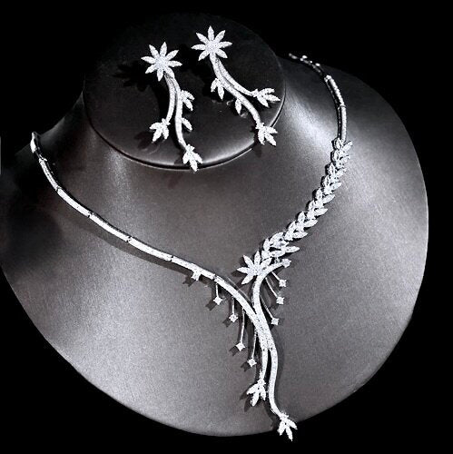 Eleonora - Luxury Cubic Zirconia Bridal Jewelry Set