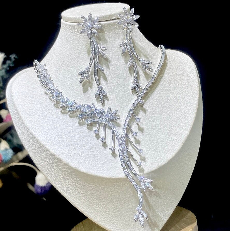 Eleonora - Luxury Cubic Zirconia Bridal Jewelry Set