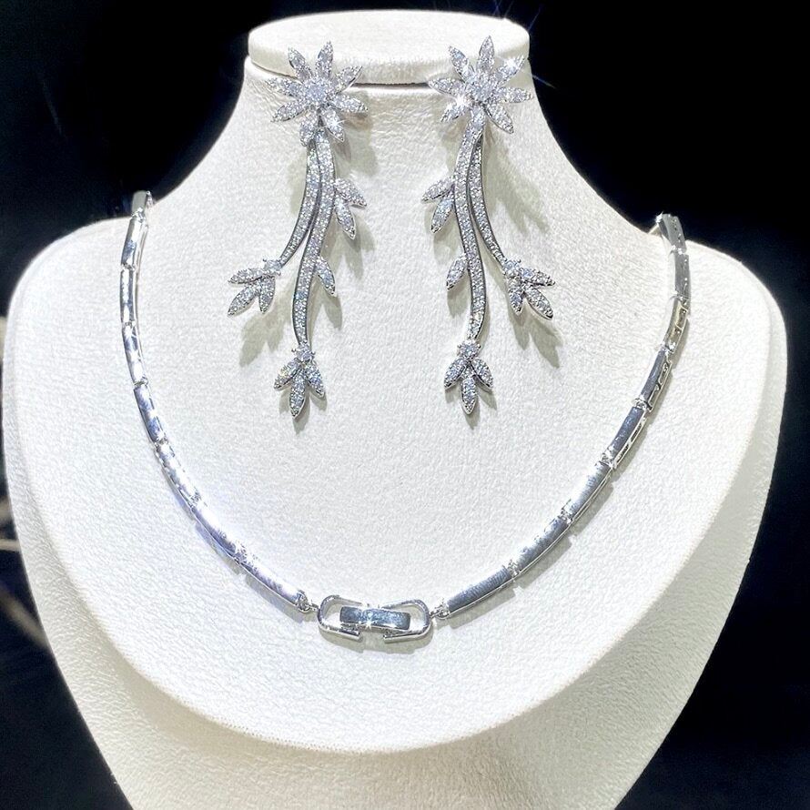 Eleonora - Luxury Cubic Zirconia Bridal Jewelry Set