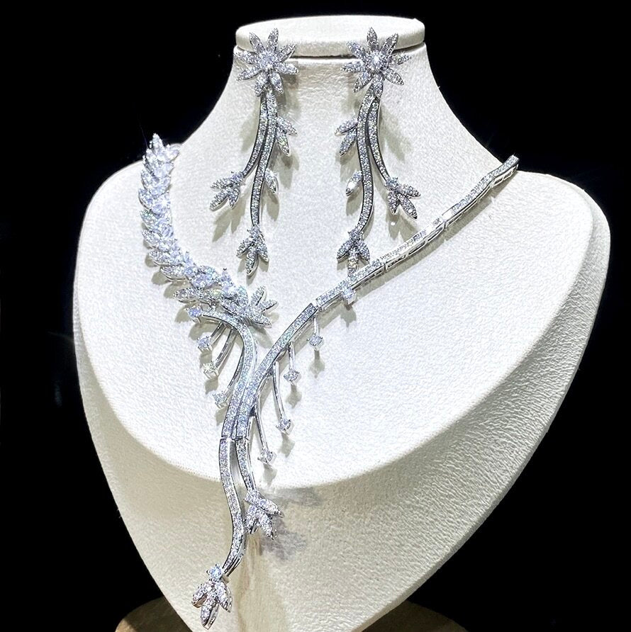 Eleonora - Luxury Cubic Zirconia Bridal Jewelry Set