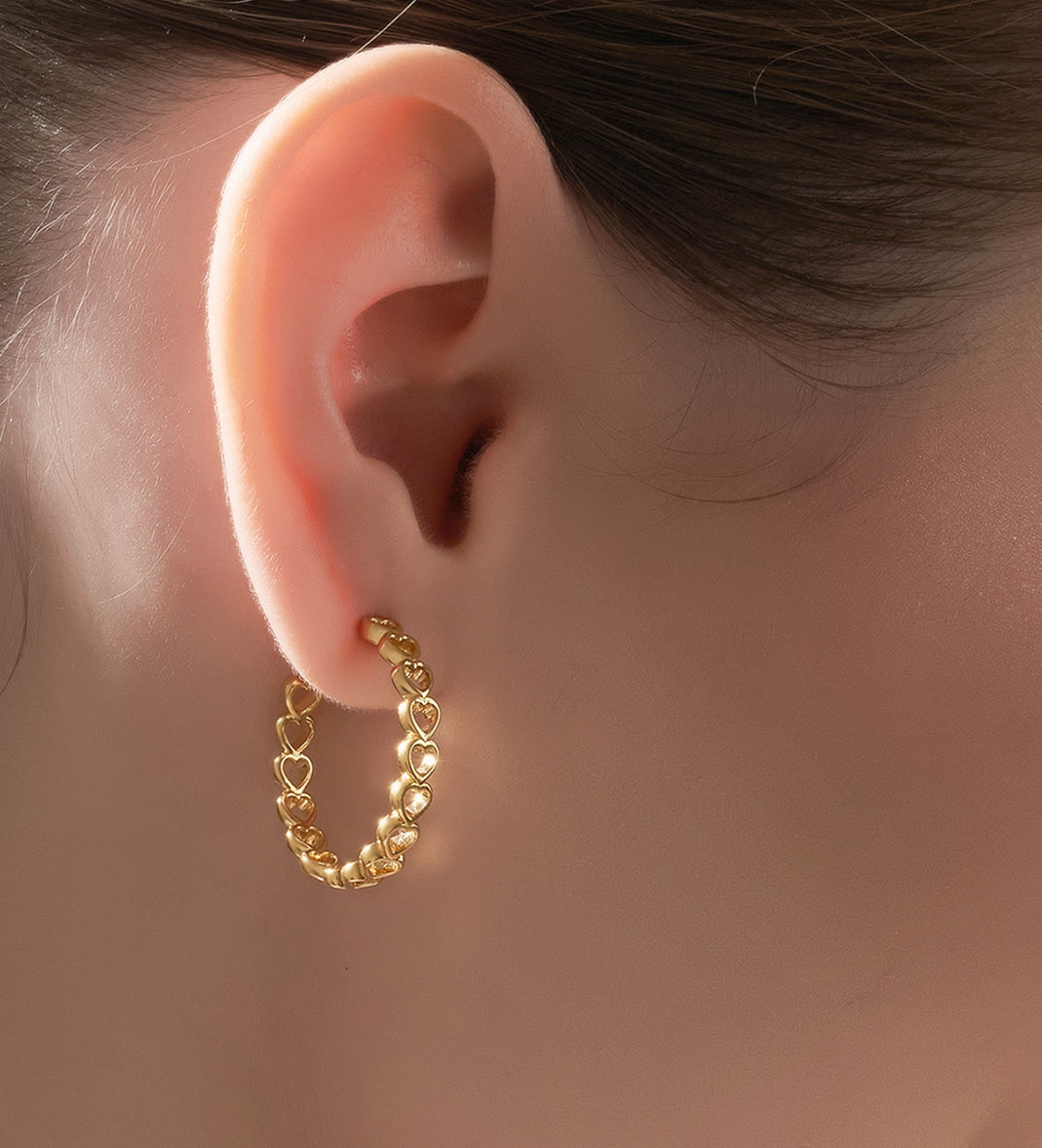 Mysha Loop of Hearts Earings
