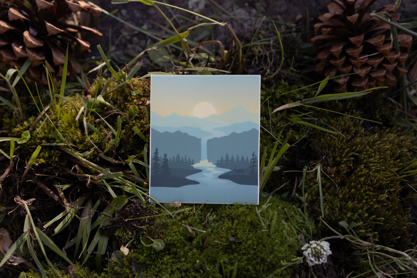 Misty Evening Sticker