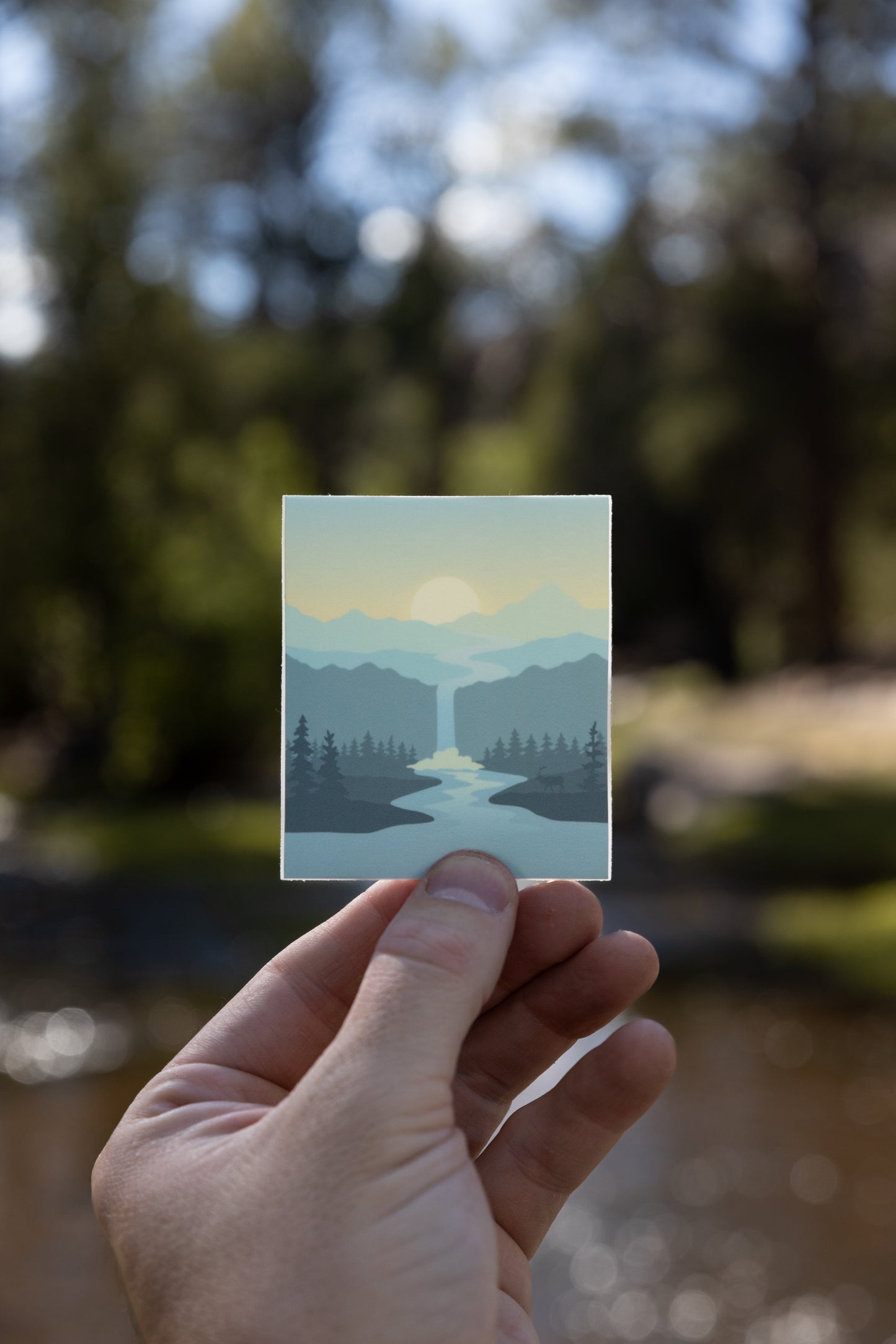 Misty Evening Sticker