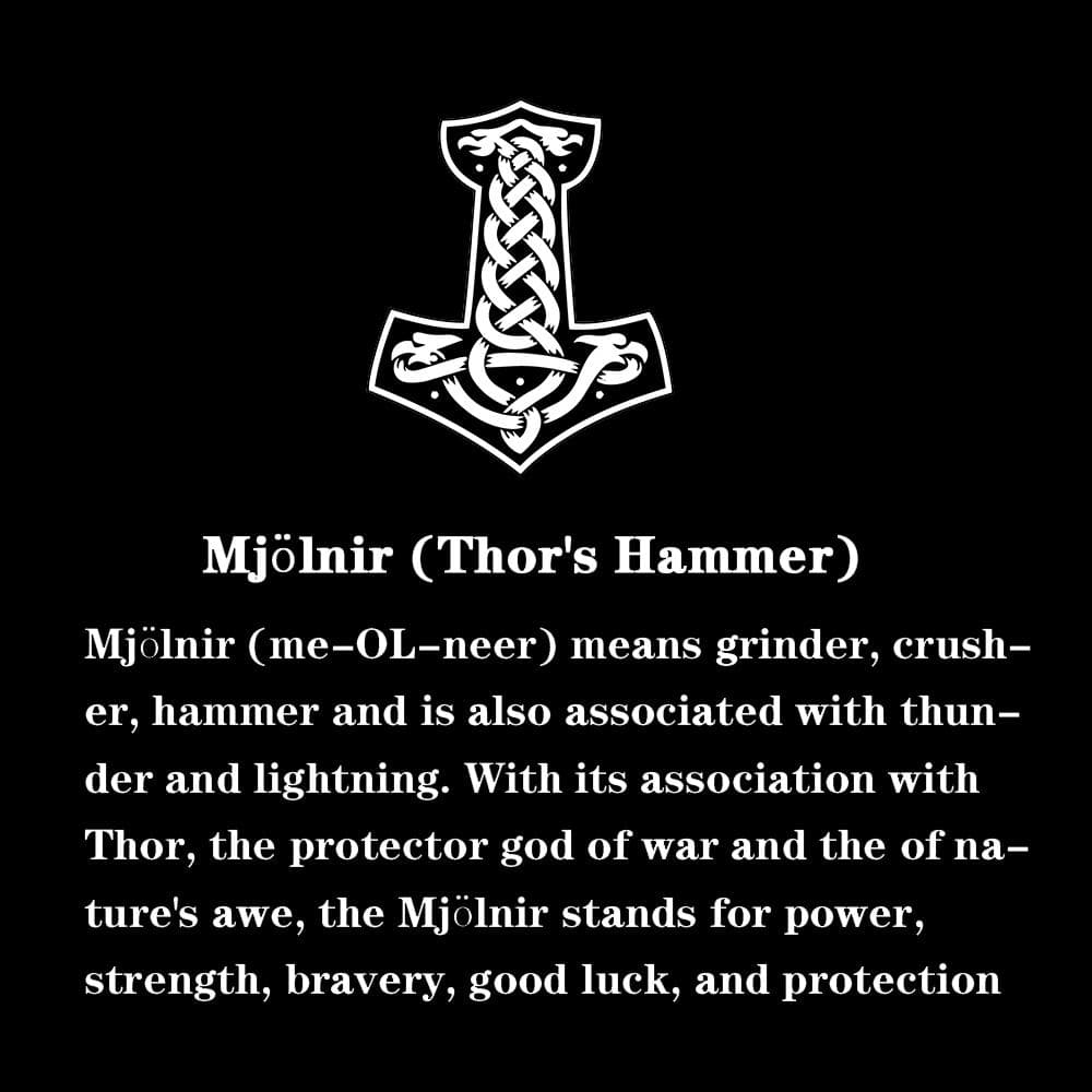Triquetra Mjolnir Stainless Steel Viking Pendant