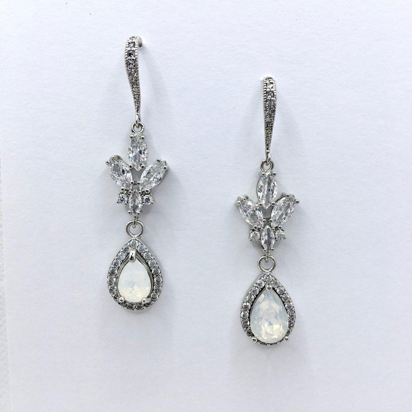 Marielle - Opal Bridal Earrings