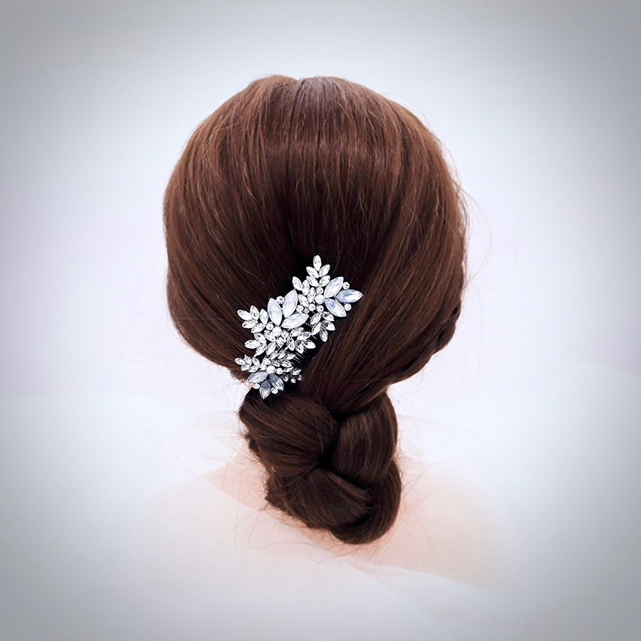 "Serafina" - Opal and Pearl Bridal Hair Comb