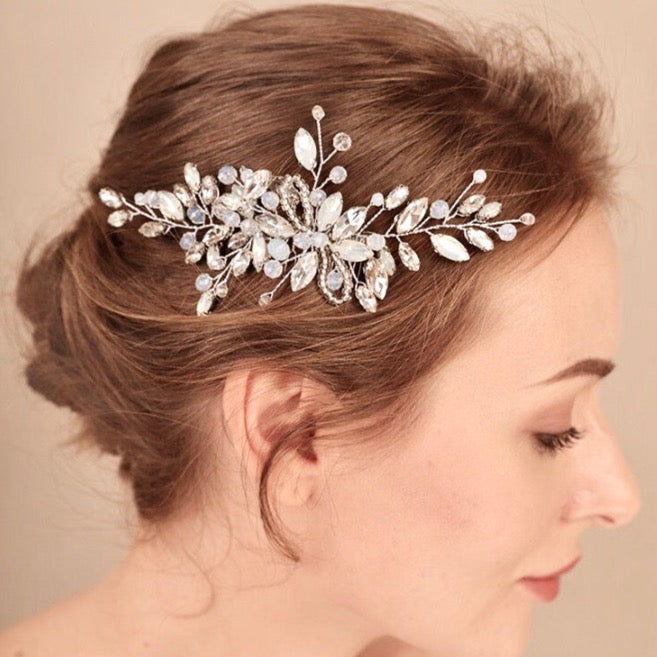 "Nina" - Opal Bridal Hair Comb
