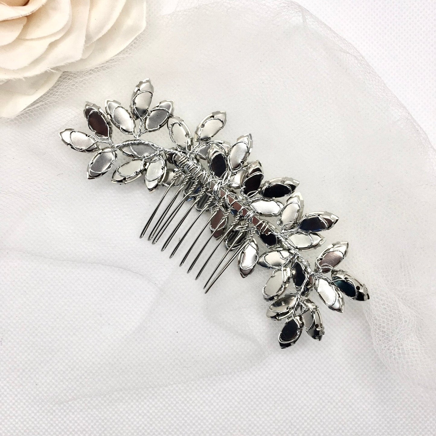 "Marielle" - Opal Bridal Hair Comb