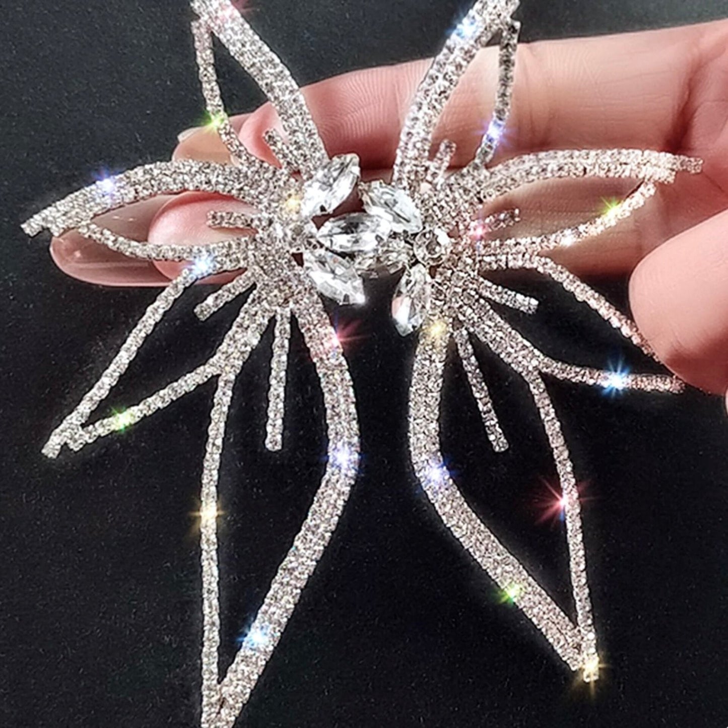 Kalyn - Rhinestone Bridal Earrings