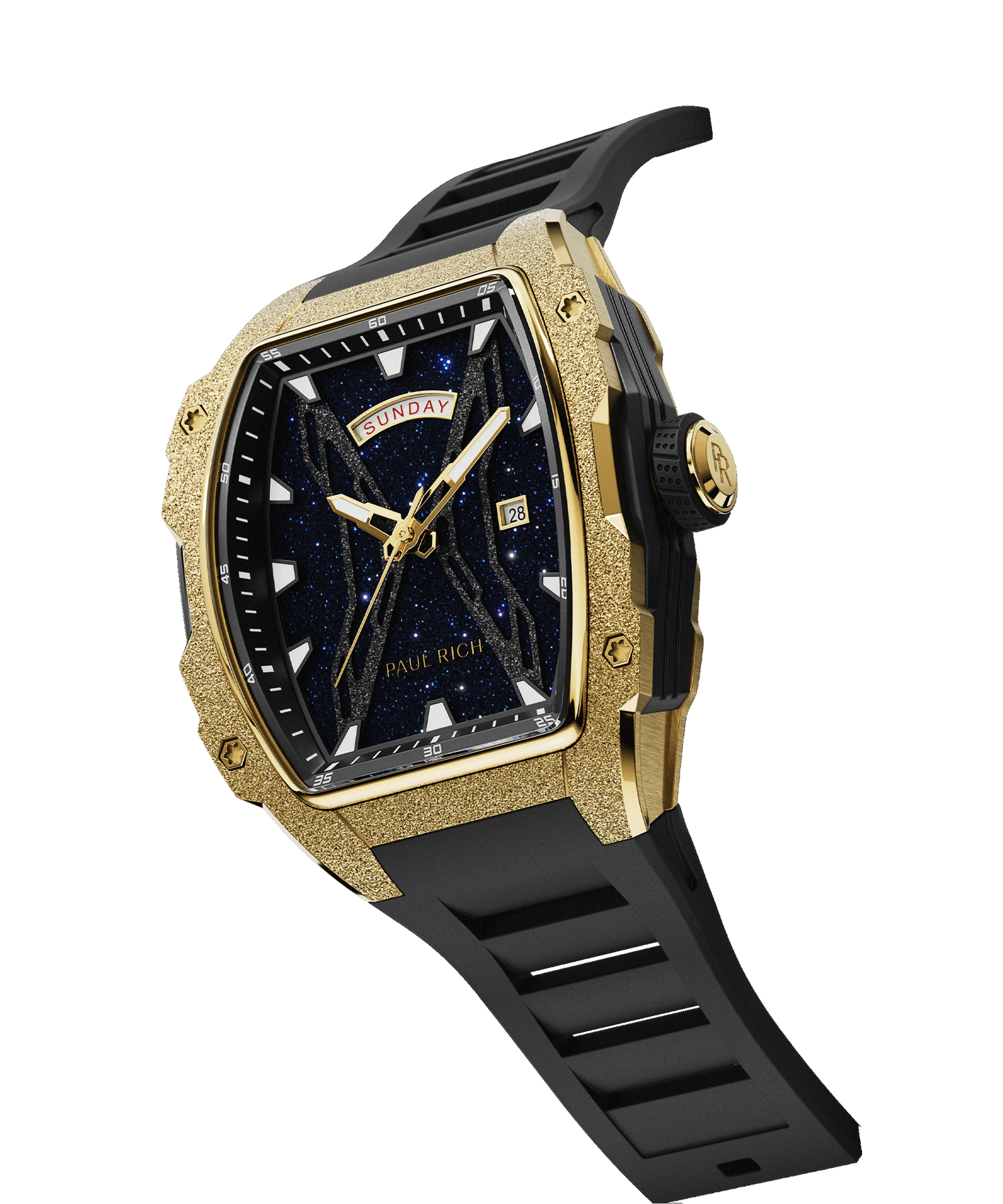 Astro Day & Date Mason Gold