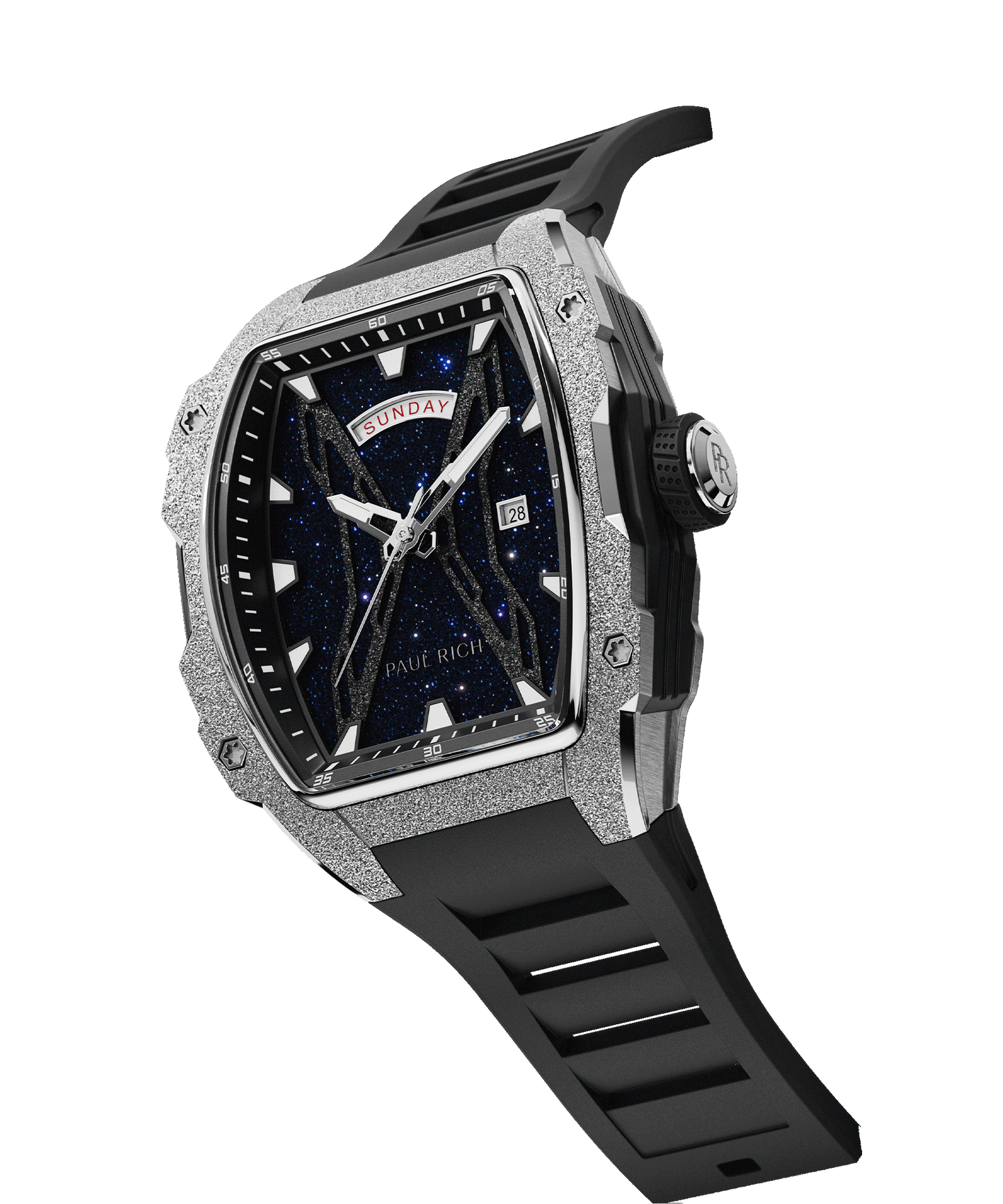 Astro Day & Date Abyss Silver