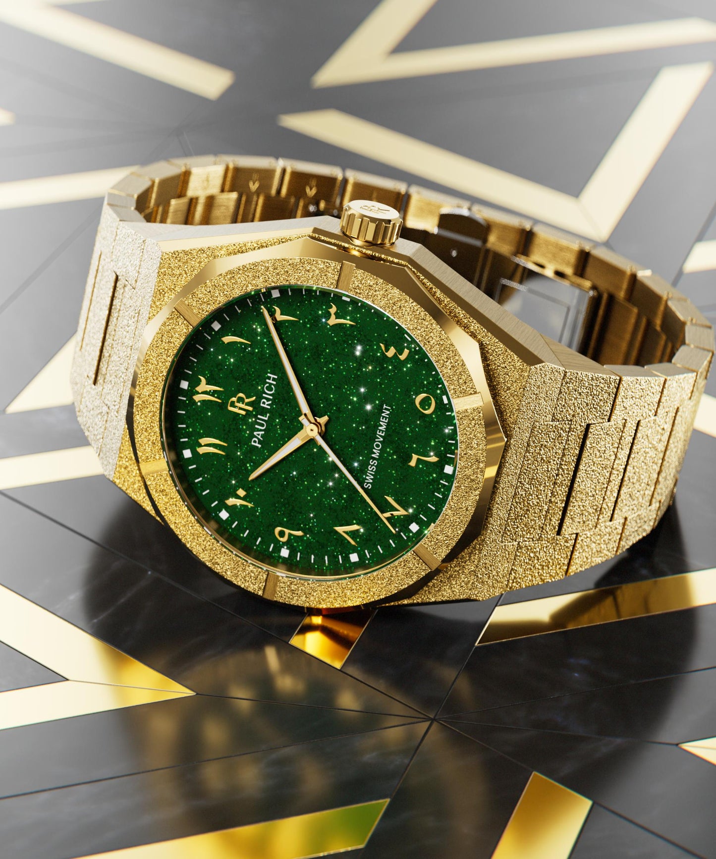 Frosted Star Dust II Emerald Dune