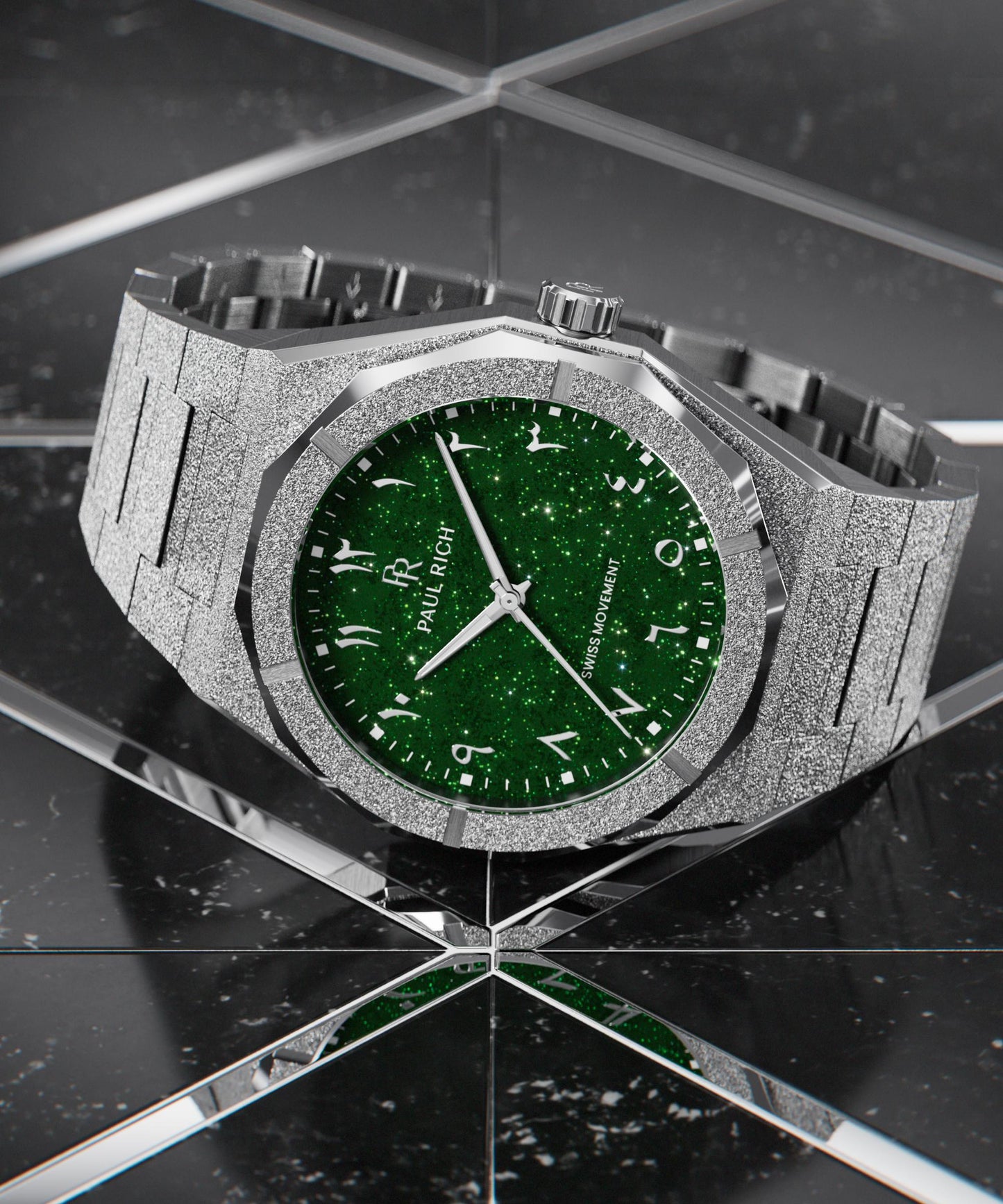 Frosted Star Dust II Emerald Mirage