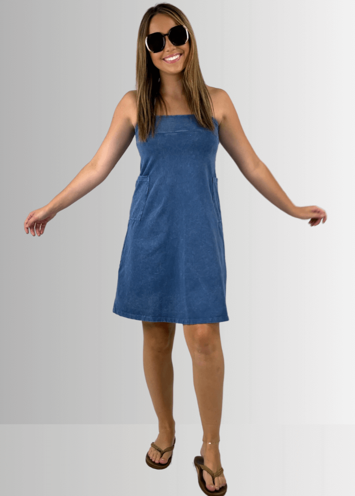 Alyssa Very Versatile Cotton Skirt Light Denim