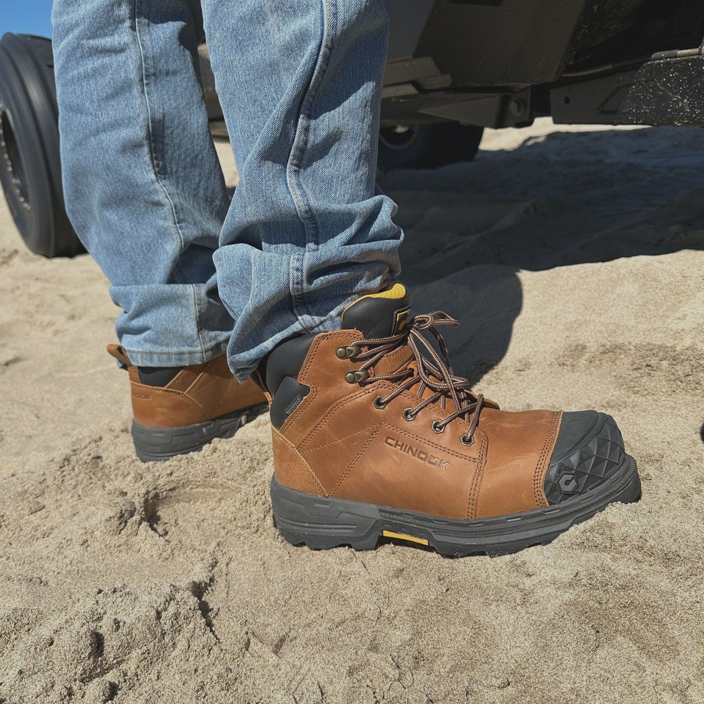 Maverick 6” Comp Toe Men’s Waterproof Work Boot - Wheat