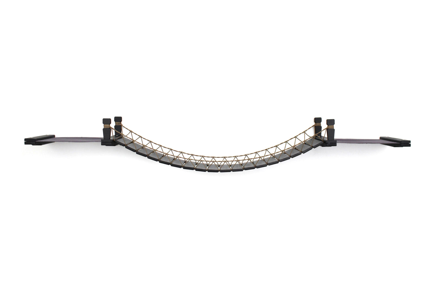 Double Cat Hammock and Climbing Bridge Combo