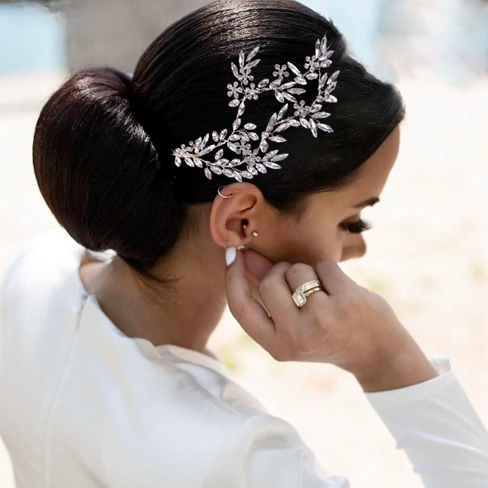 Ravenna - Crystal Bridal Hair Clip/Vine