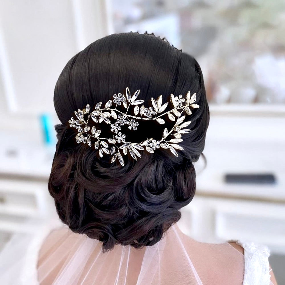 Ravenna - Crystal Bridal Hair Clip/Vine