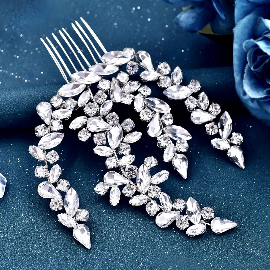 Mirabel - Rhinestone Crystal Bridal Headdress