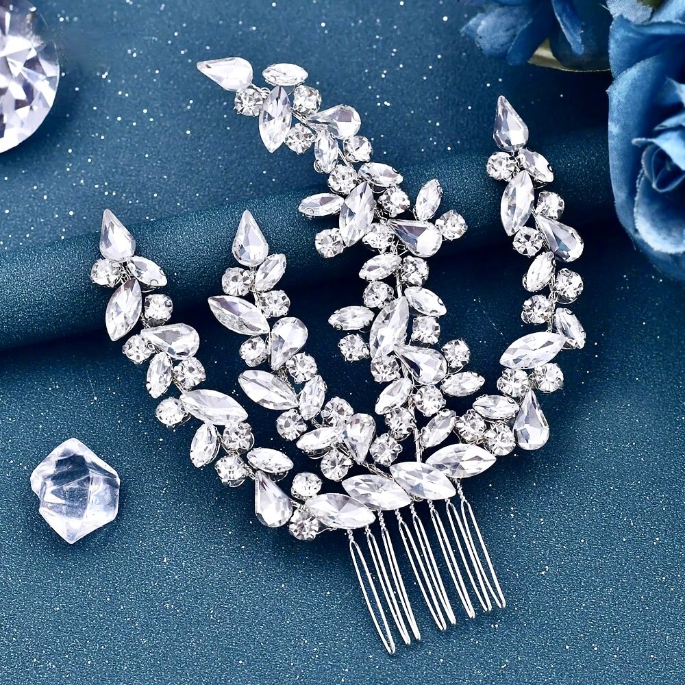 Mirabel - Rhinestone Crystal Bridal Headdress