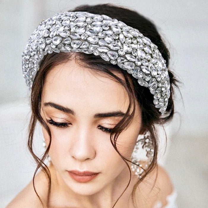 "Brandalyn" - Royal Austrian Crystal Bridal Headband / Tiara