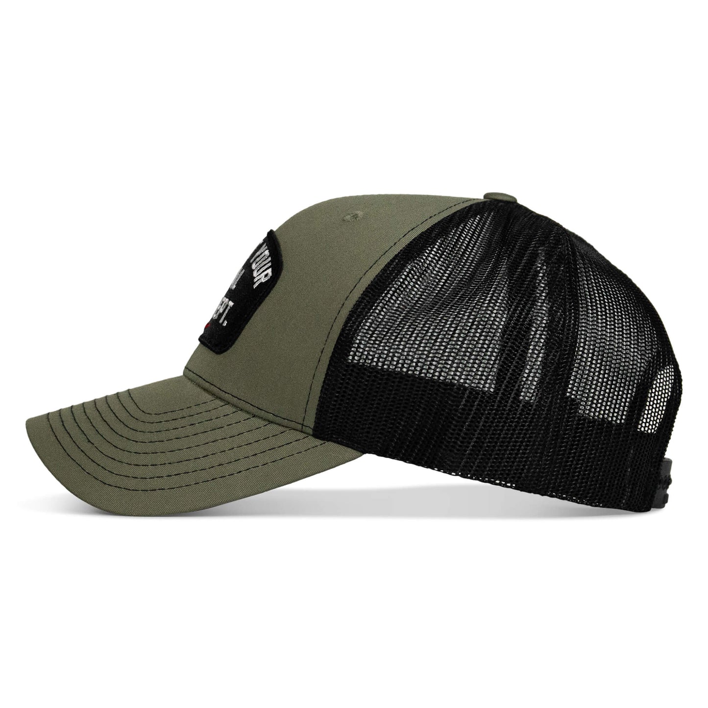 Support Your Local Fire Dept. Patch Snapback Hat