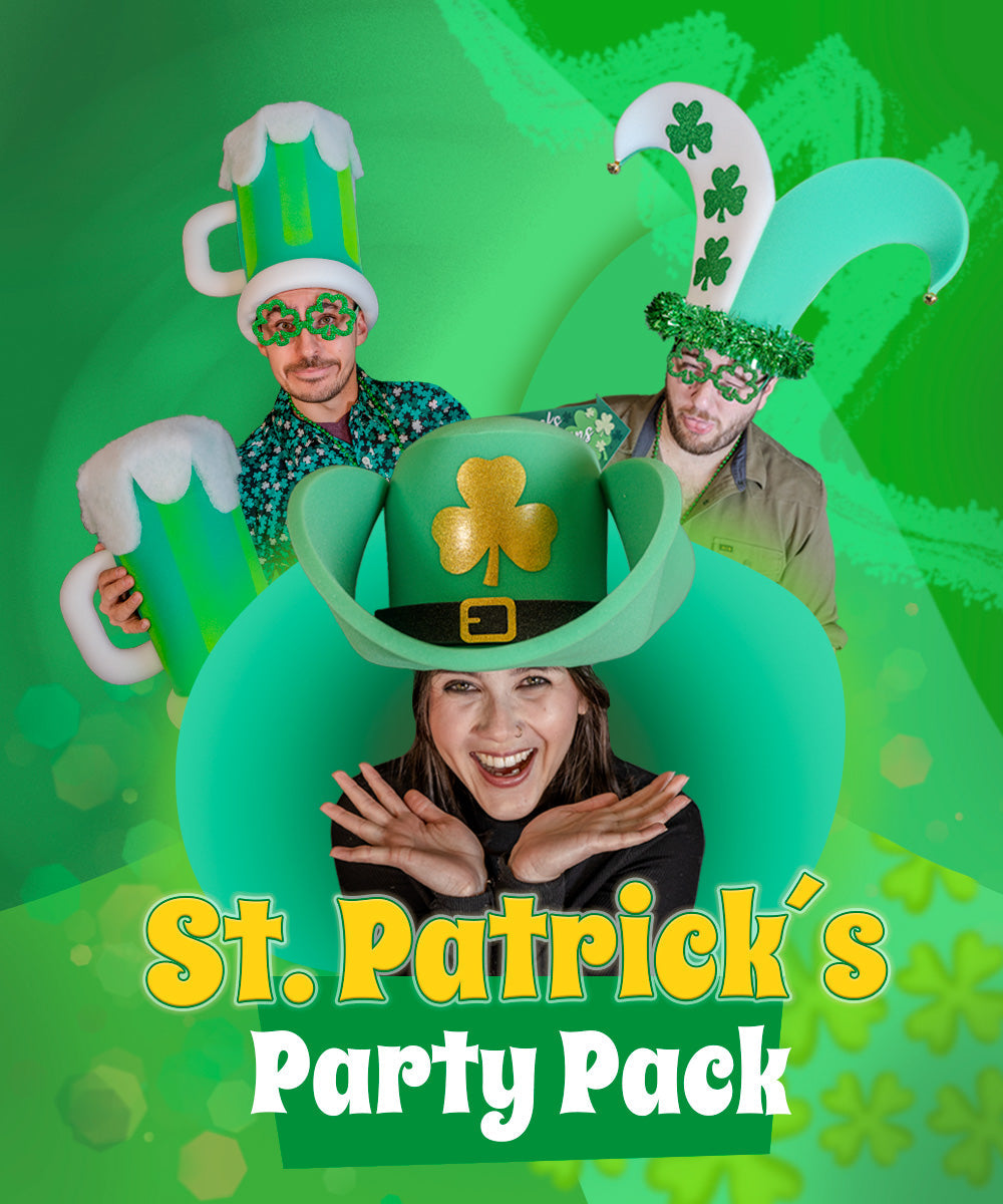 St. Patrick´s Party Pack (10 Hats & 10 Headbands)