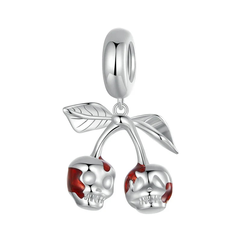 Cherry Skull Gothic Charm