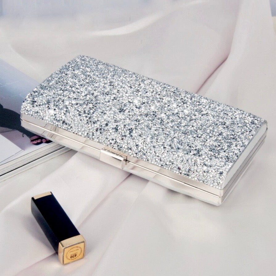 Charlee - Crystalized Bridal Handbag Clutch