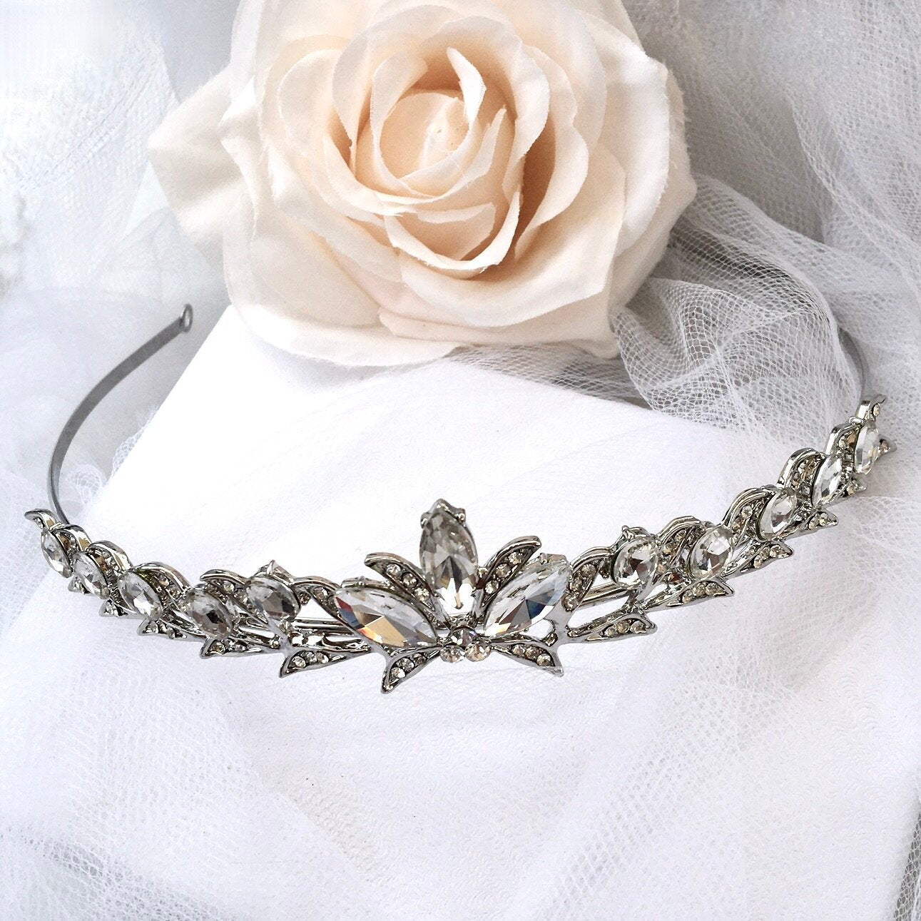 "Lexi" - Wedding Crystal Tiara