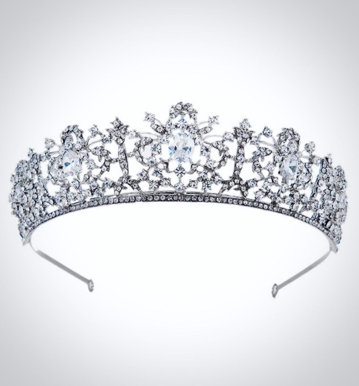 "Nyla" - Cubic Zirconia Wedding Tiara