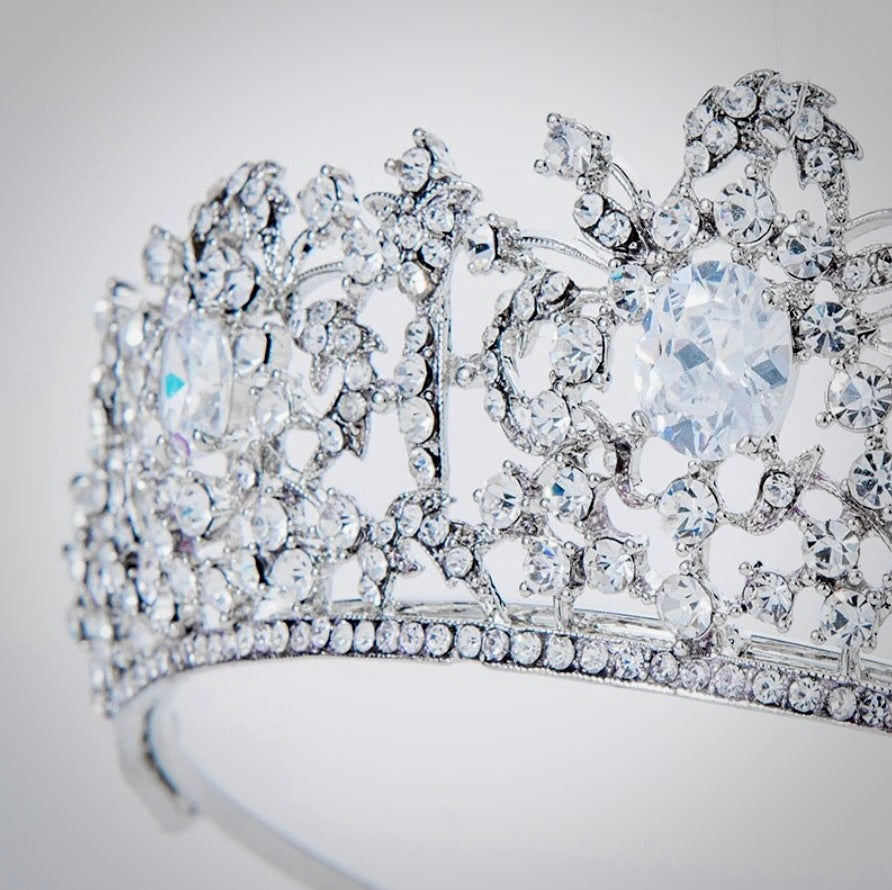 "Nyla" - Cubic Zirconia Wedding Tiara
